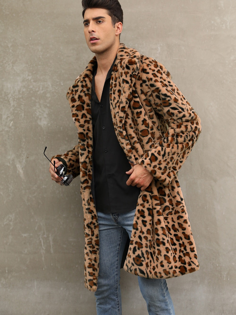 Herrar Modetrendiga Leopardskinnsrock Mirla-Eva Jonsson