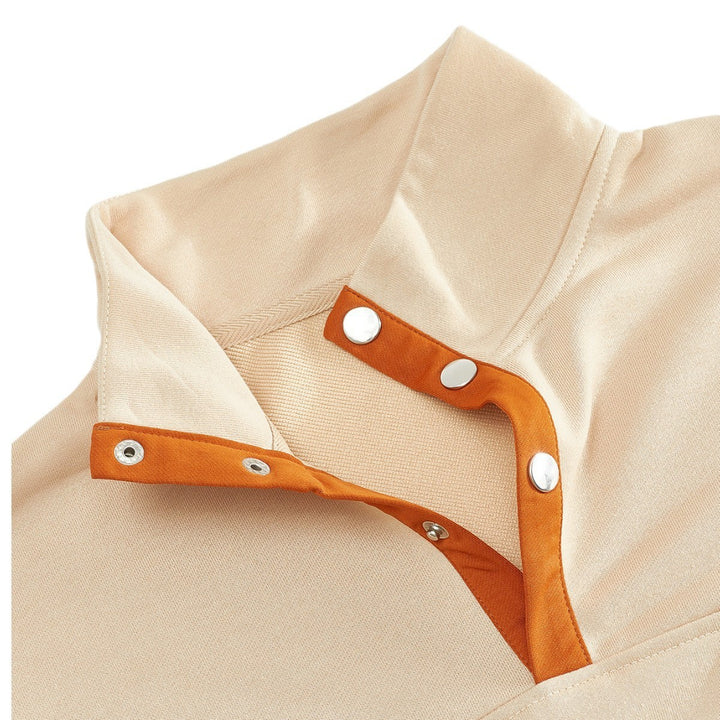 Herrar Modisk Tröja med Halv Dragkedja och Praktisk Bröstficka Eva Jonsson-Eva Jonsson