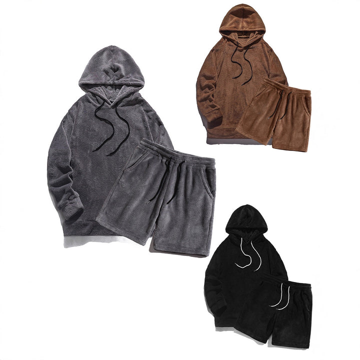 Herrar Mysigt Hoodie-Shorts-Set Mirla-Eva Jonsson