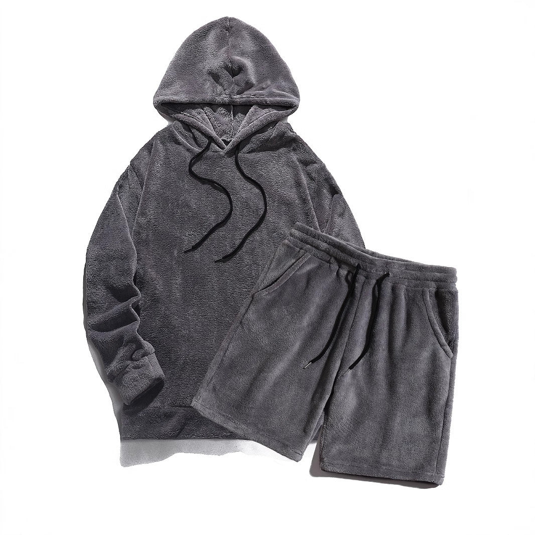 Herrar Mysigt Hoodie-Shorts-Set Mirla-Eva Jonsson