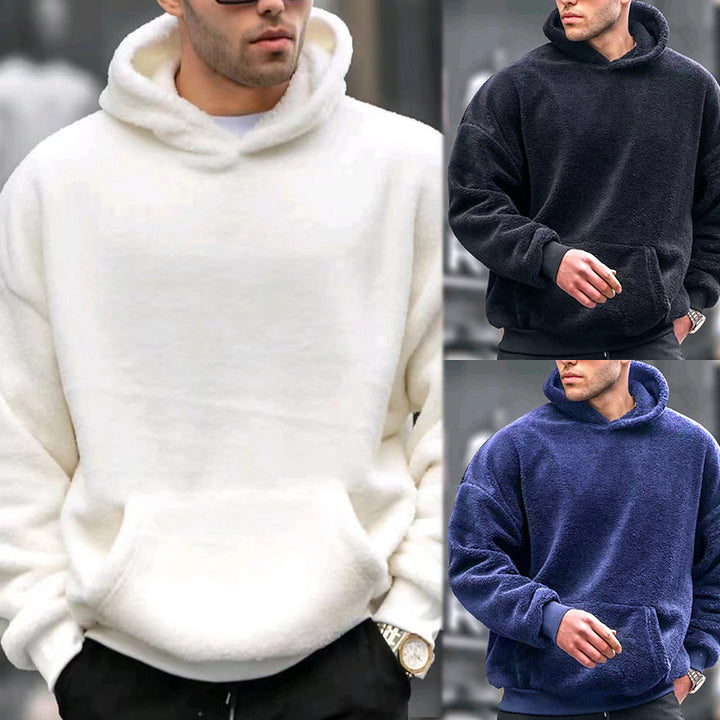 Herrar Oversized Mysig Hoodie med Huva Mirla-Eva Jonsson