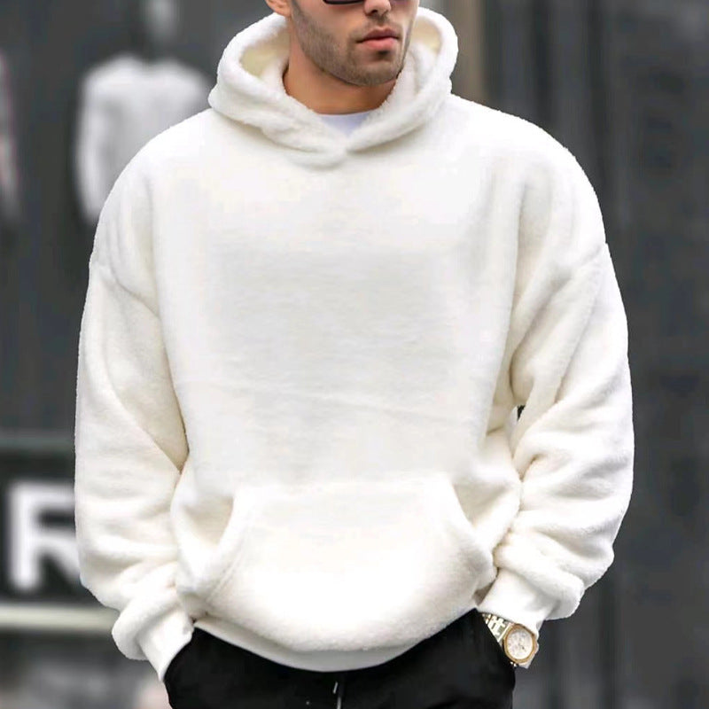 Herrar Oversized Mysig Hoodie med Huva Mirla-Eva Jonsson