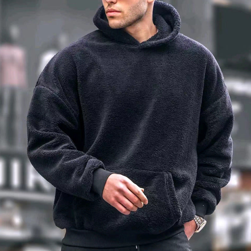 Herrar Oversized Mysig Hoodie med Huva Mirla-Eva Jonsson