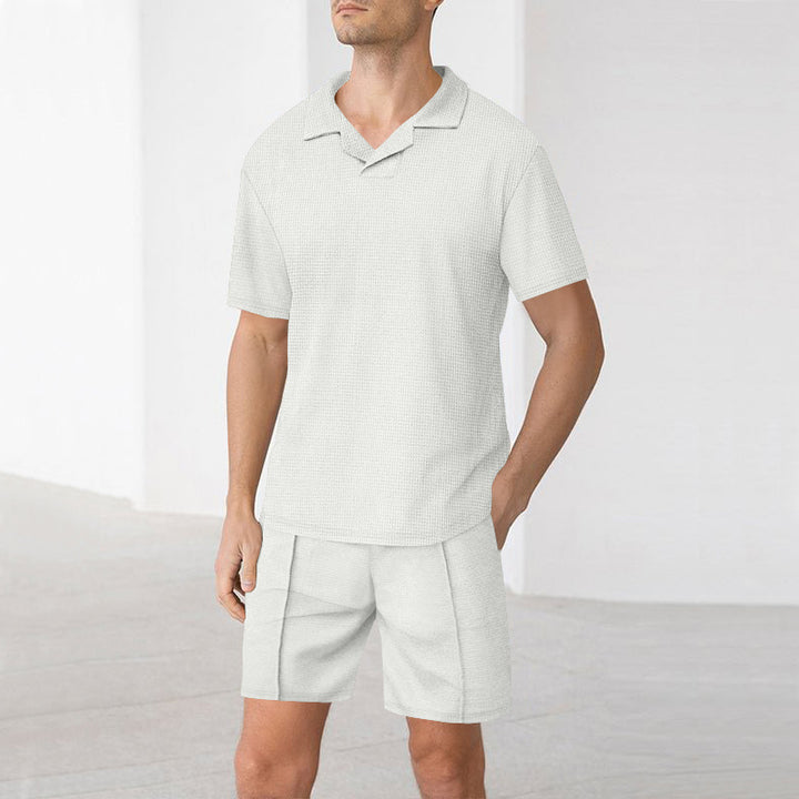 Herrar Polo-Shirt med kort ärm och modern skärning Mirla-Eva Jonsson
