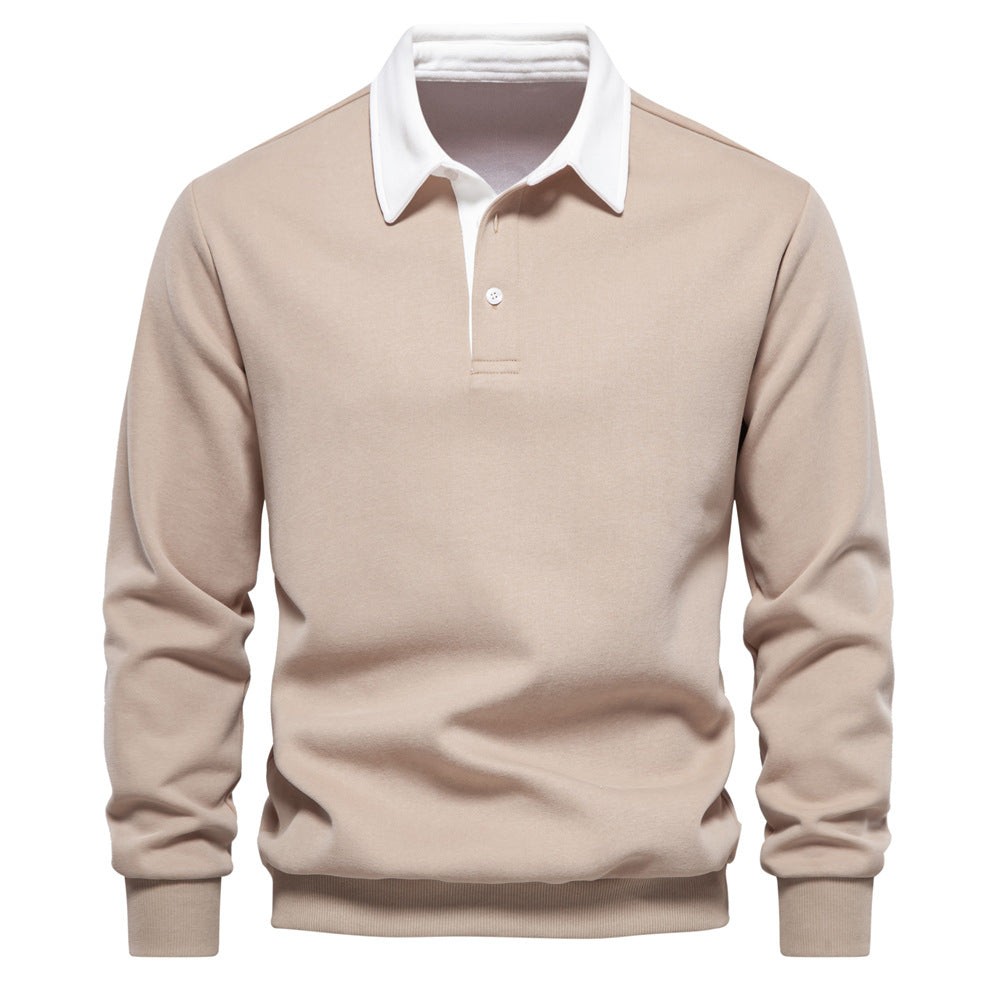 Herrar Poloshirt med kontrasterande krage Mirla-Eva Jonsson