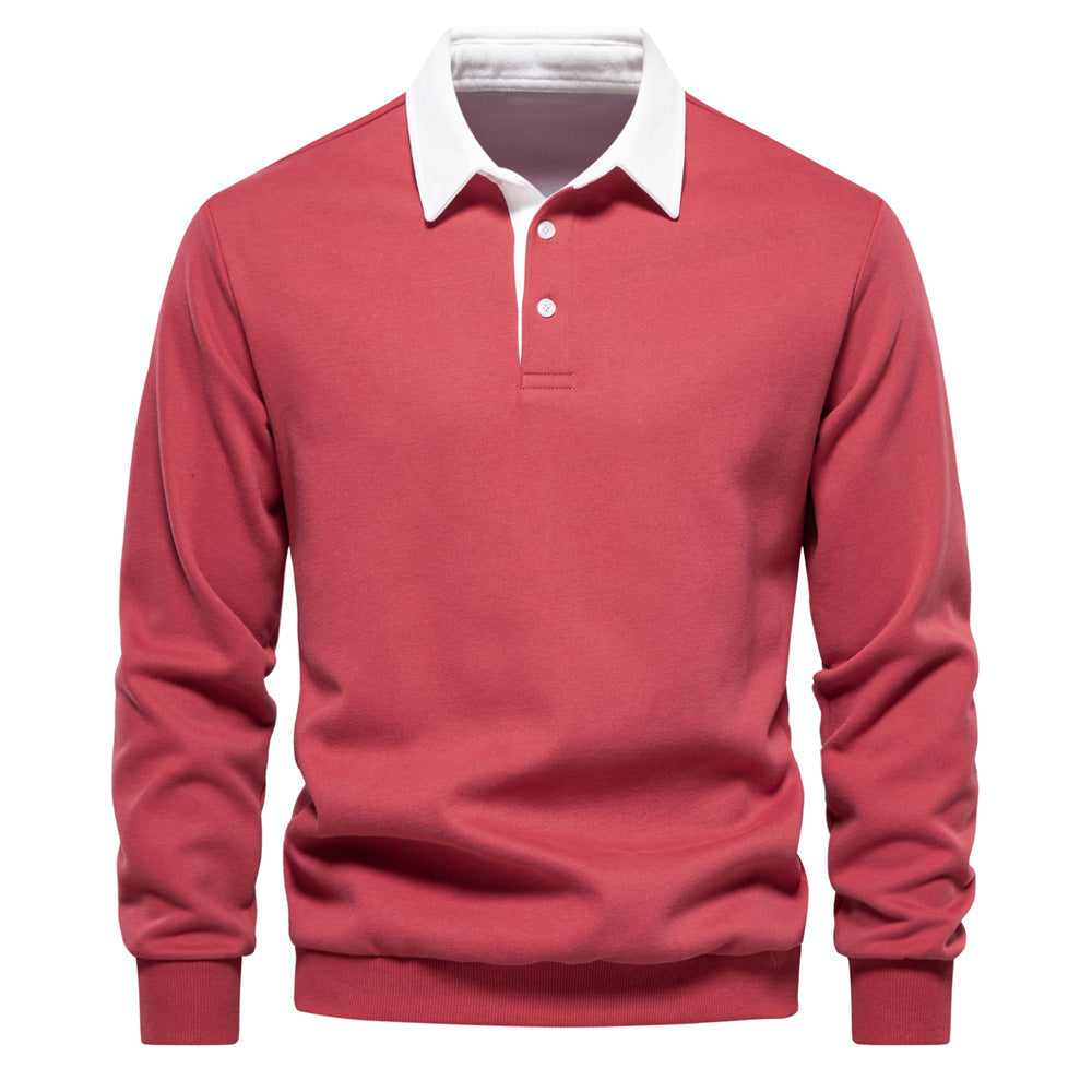 Herrar Poloshirt med kontrasterande krage Mirla-Eva Jonsson