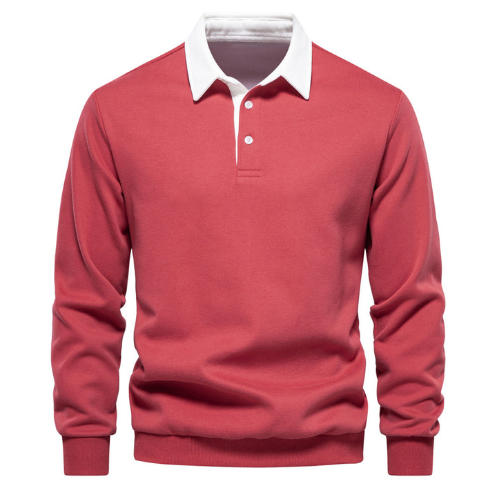 Herrar Poloshirt med kontrasterande krage Mirla-Eva Jonsson