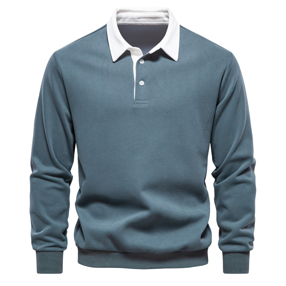 Herrar Poloshirt med kontrasterande krage Mirla-Eva Jonsson