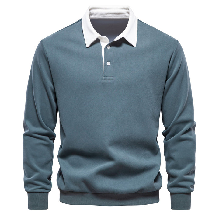 Herrar Poloshirt med kontrasterande krage Mirla-Eva Jonsson