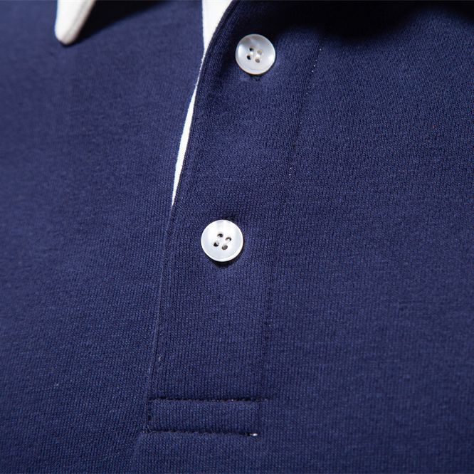 Herrar Poloshirt med kontrasterande krage Mirla-Eva Jonsson