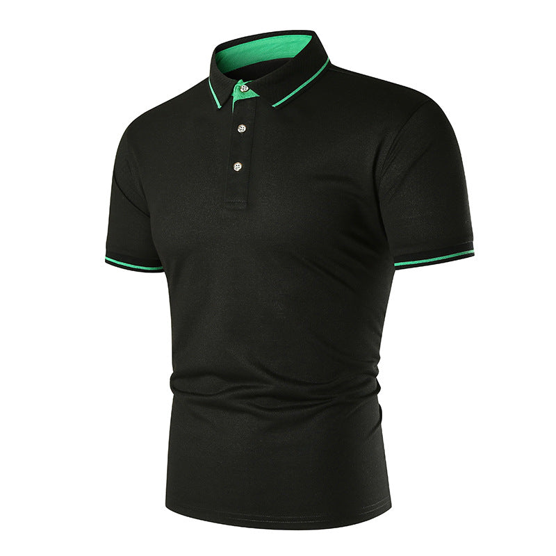 Herrar Poloshirt med kontrasterande krage och ventilerande egenskaper Eva Jonsson-Eva Jonsson
