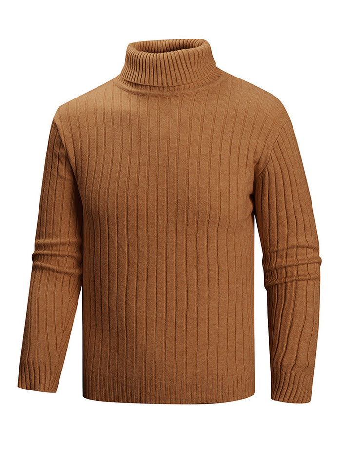 Herrar Rullekrage tröja i högkvalitativ finstickad Mirla-Eva Jonsson