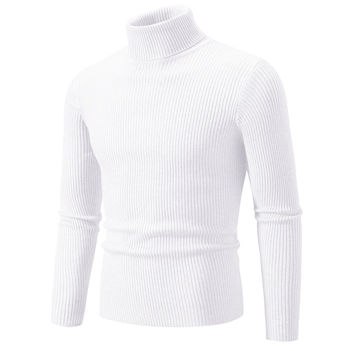Herrar Rullkragepullover i fin ribbstickning Eva Jonsson 1758806066-Eva Jonsson