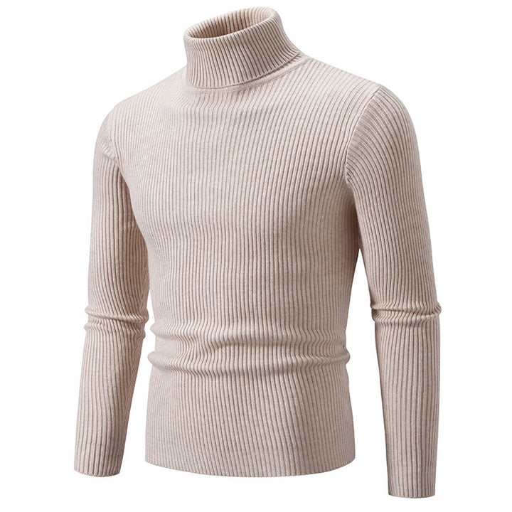 Herrar Rullkragepullover i fin ribbstickning Eva Jonsson 1758806066-Eva Jonsson