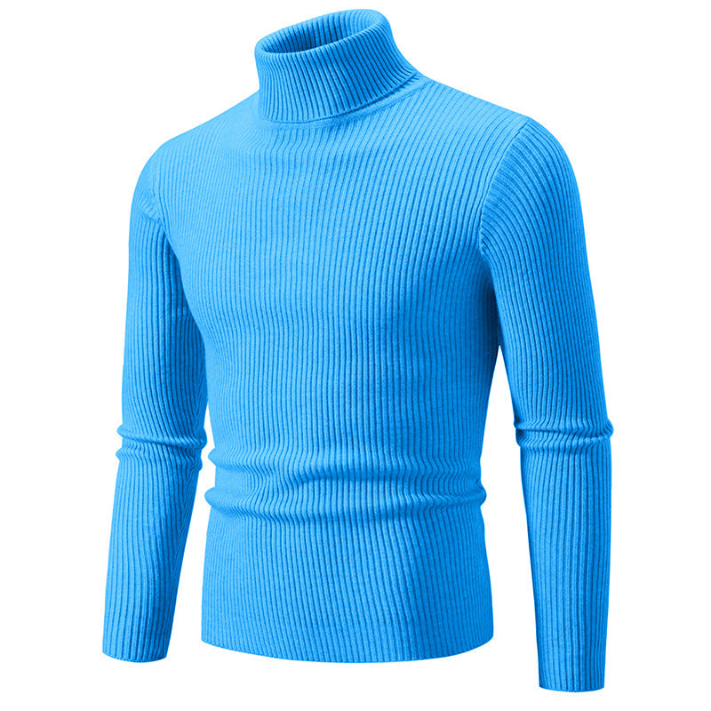 Herrar Rullkragepullover i fin ribbstickning Eva Jonsson 1758806066-Eva Jonsson