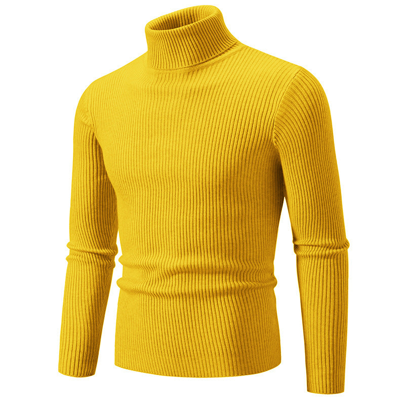 Herrar Rullkragepullover i fin ribbstickning Eva Jonsson 1758806066-Eva Jonsson