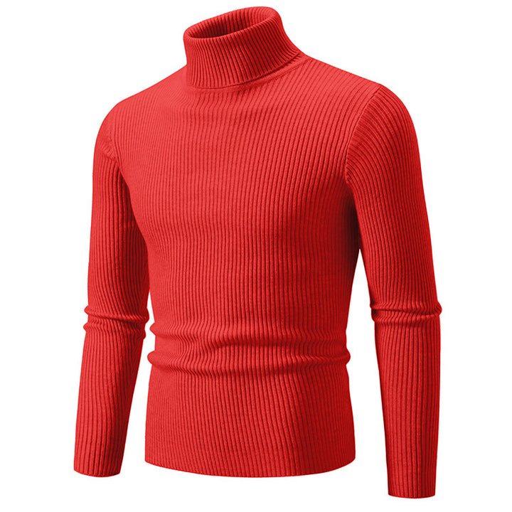 Herrar Rullkragepullover i fin ribbstickning Eva Jonsson 1758806066-Eva Jonsson