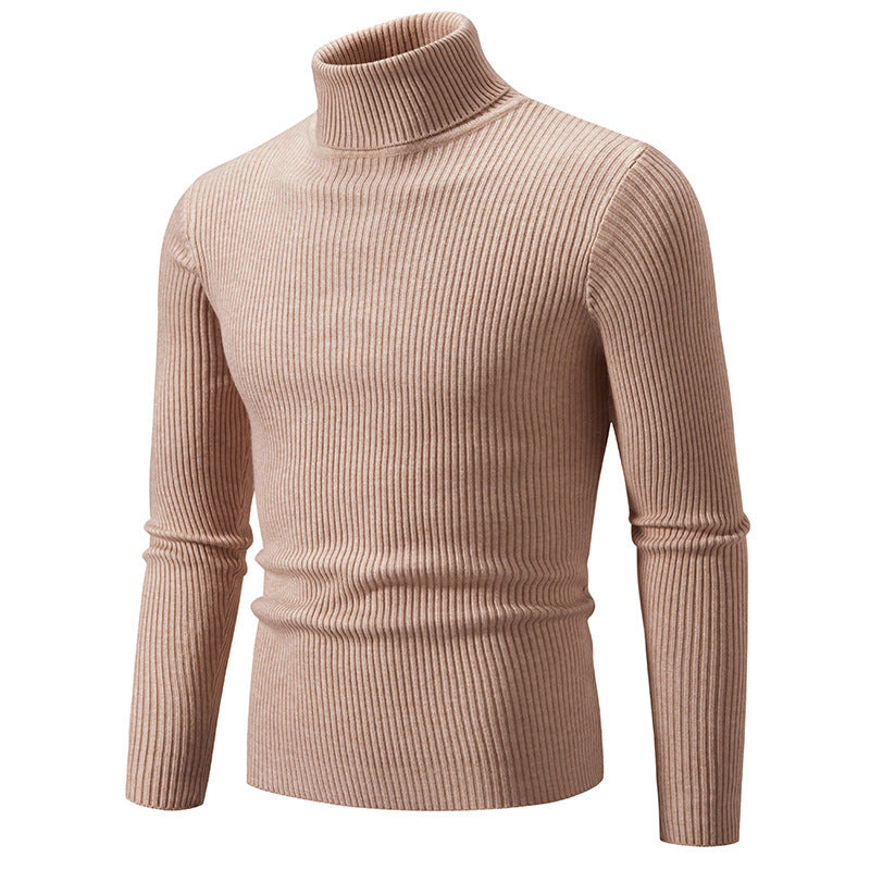 Herrar Rullkragepullover i fin ribbstickning Mirla 1758806066-Eva Jonsson