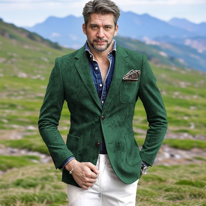 Herrar Samt-Blazer med elegant snitt Mirla-Eva Jonsson