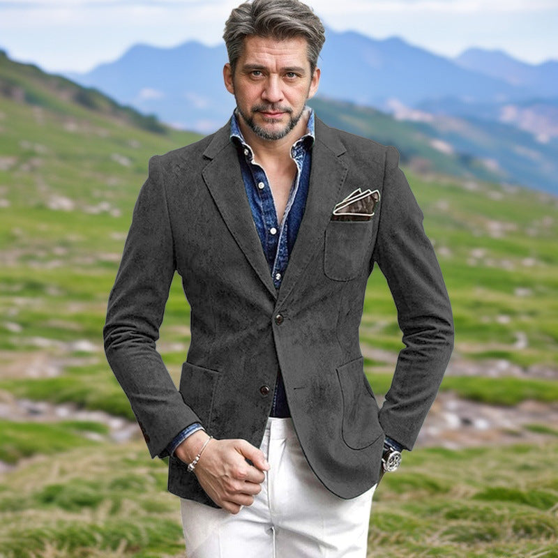Herrar Samt-Blazer med elegant snitt Mirla-Eva Jonsson