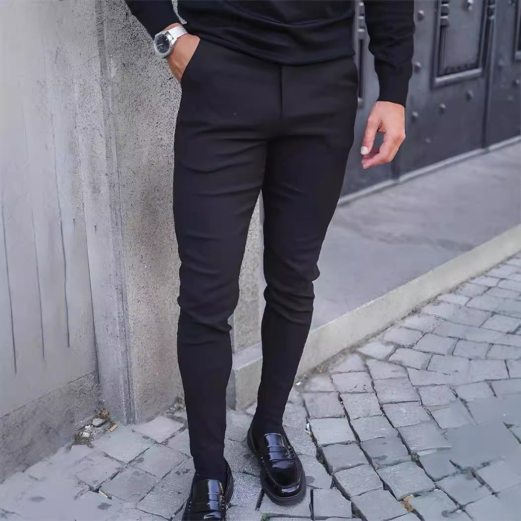 Herrar Slim-Fit Byxor med innovativt stretchmaterial Mirla-Eva Jonsson