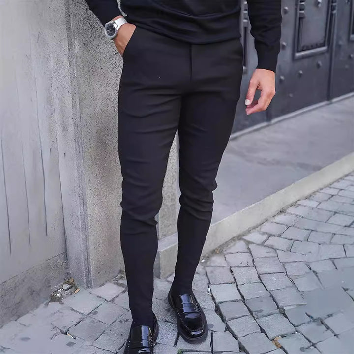 Herrar Slim-Fit Byxor med innovativt stretchmaterial Mirla-Eva Jonsson