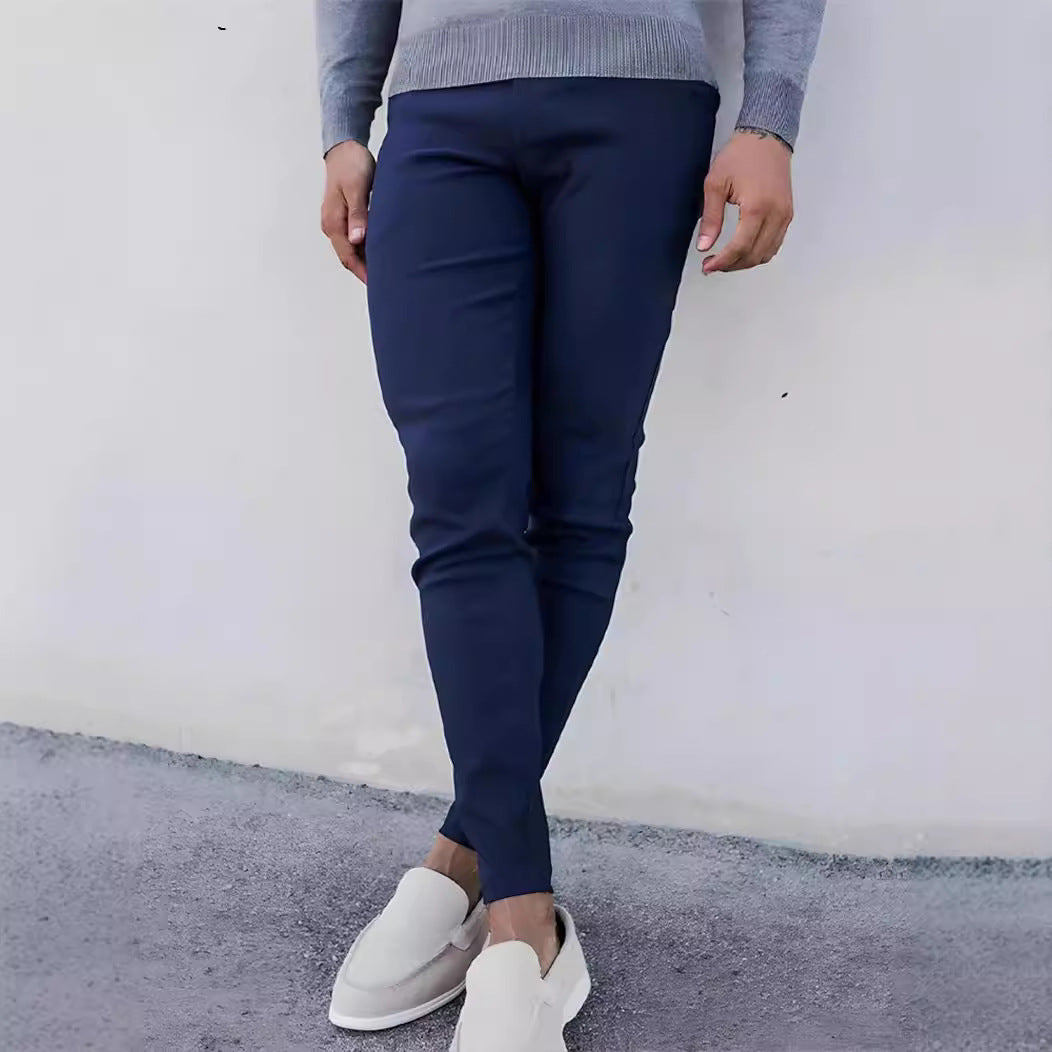 Herrar Slim-Fit Byxor med innovativt stretchmaterial Mirla-Eva Jonsson