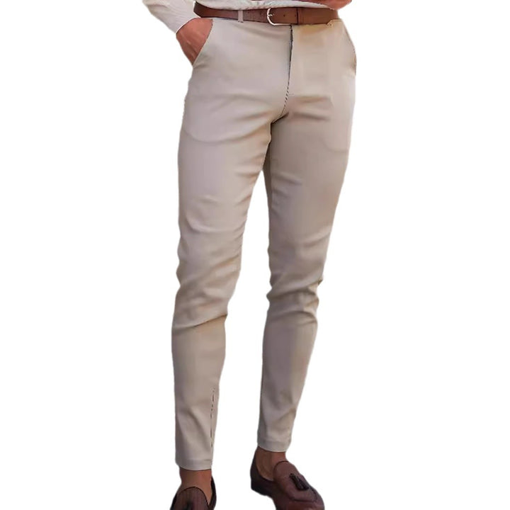 Herrar Slim-Fit Byxor med innovativt stretchmaterial Mirla-Eva Jonsson