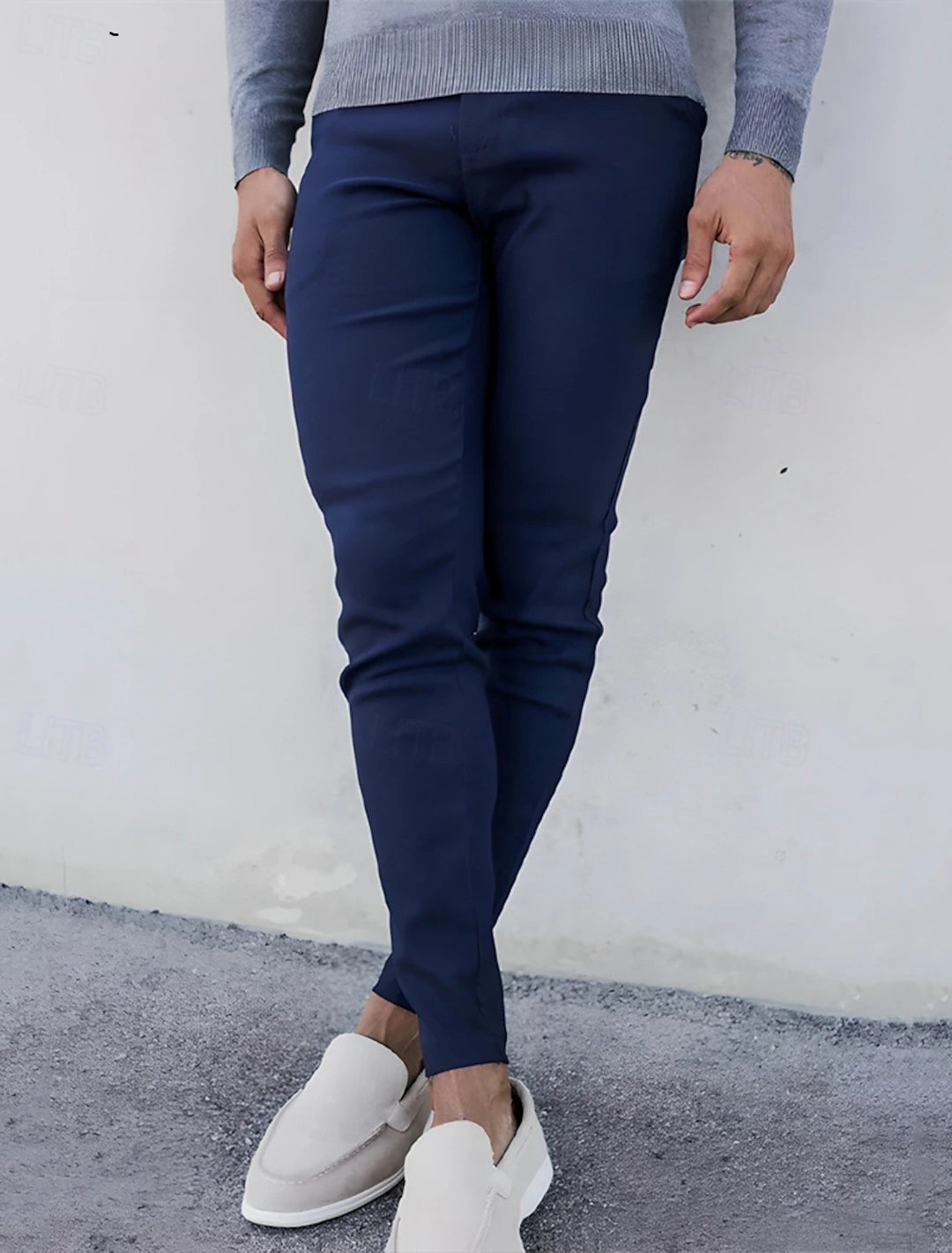 Herrar Slim-Fit Byxor med innovativt stretchmaterial Mirla-Eva Jonsson