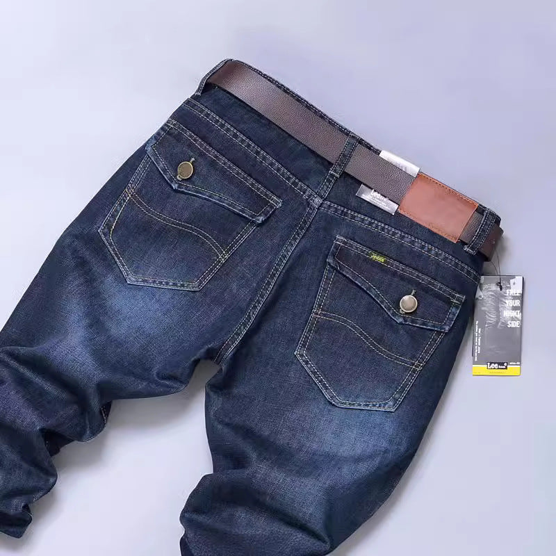 Herrar Slim-Fit Jeans med elastisk midja och hög bärkomfort Eva Jonsson-Eva Jonsson
