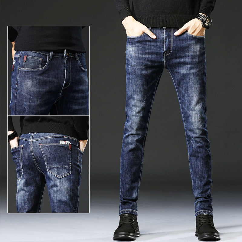 Herrar Slim-Fit Jeans med moderna tvättdetaljer Mirla-Eva Jonsson
