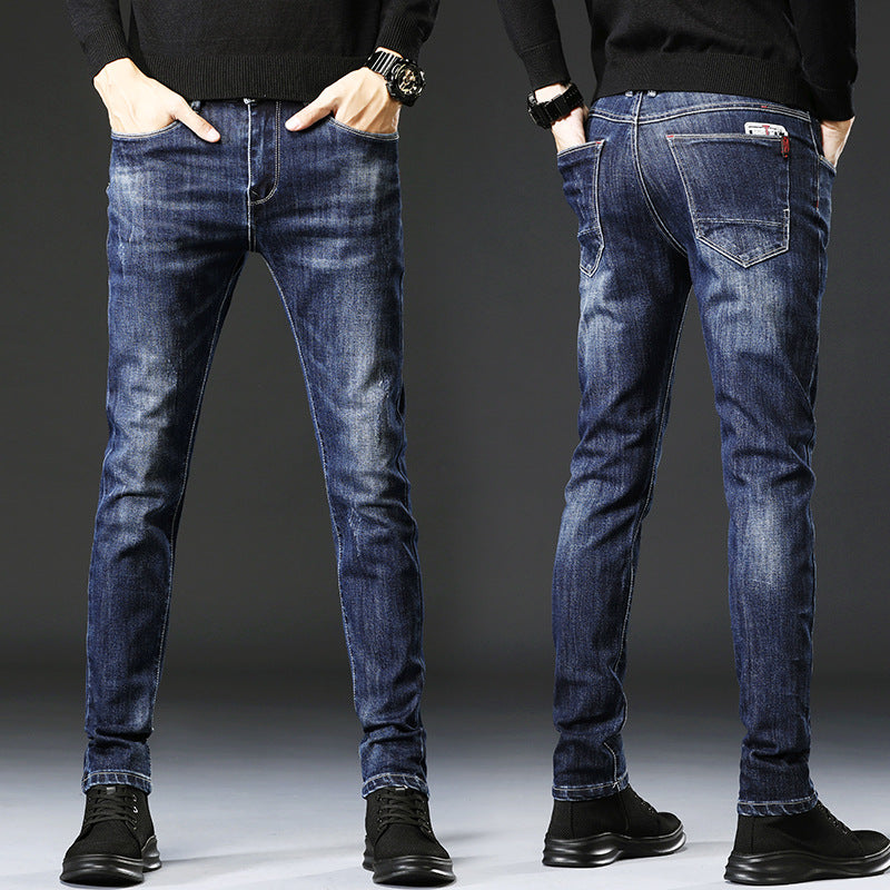 Herrar Slim-Fit Jeans med moderna tvättdetaljer Mirla-Eva Jonsson