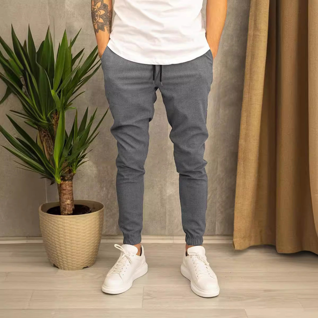 Herrar Slim-Fit Joggingbyxor med elastisk midja och praktiska sidofickor Mirla-Eva Jonsson