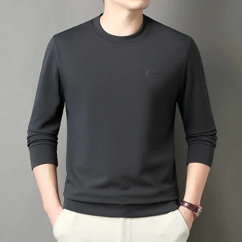 Herrar Sport Sweatshirt med strukturerat tyg och modern rundhalsringning Mirla-Eva Jonsson