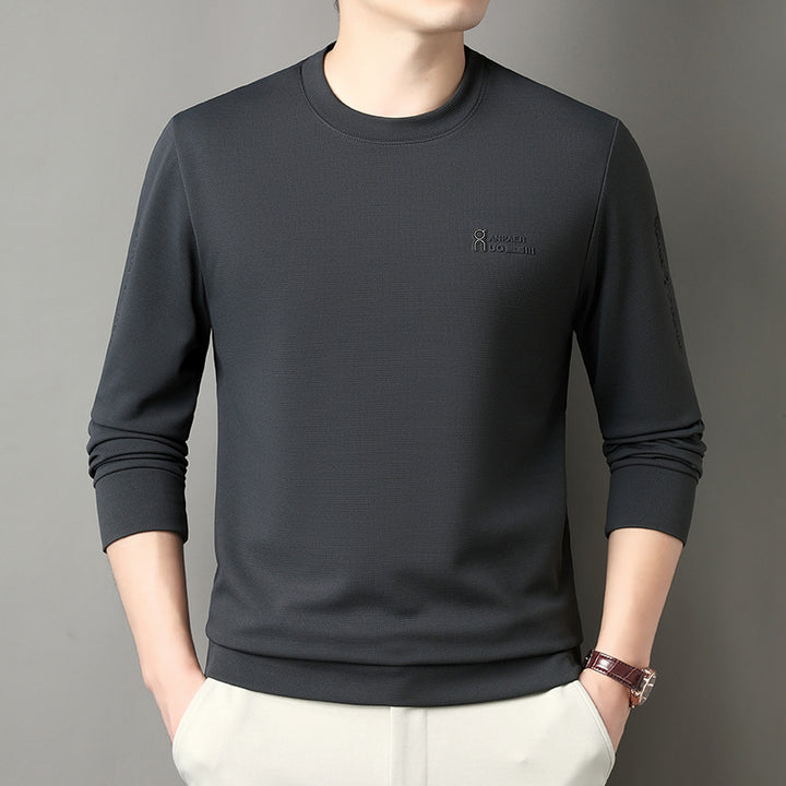 Herrar Sport Sweatshirt med strukturerat tyg och modern rundhalsringning Mirla-Eva Jonsson