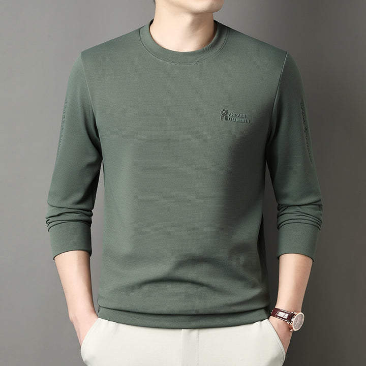 Herrar Sport Sweatshirt med strukturerat tyg och modern rundhalsringning Mirla-Eva Jonsson