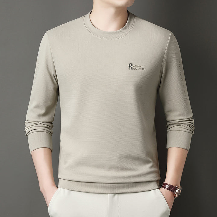 Herrar Sport Sweatshirt med strukturerat tyg och modern rundhalsringning Mirla-Eva Jonsson