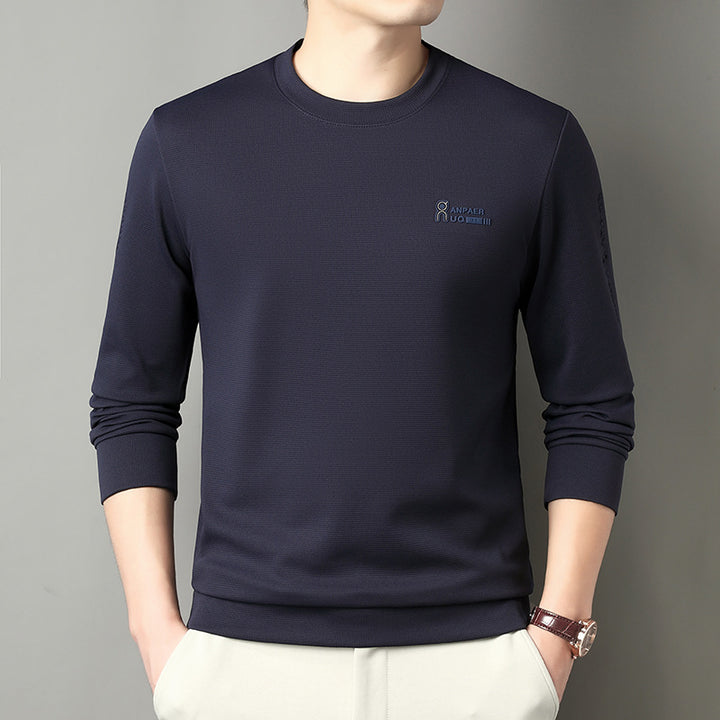 Herrar Sport Sweatshirt med strukturerat tyg och modern rundhalsringning Mirla-Eva Jonsson