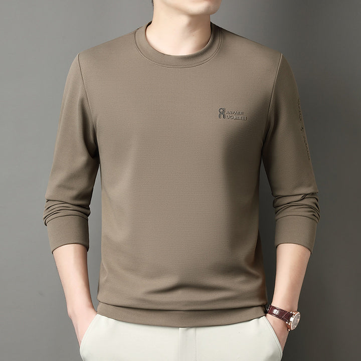 Herrar Sport Sweatshirt med strukturerat tyg och modern rundhalsringning Mirla-Eva Jonsson