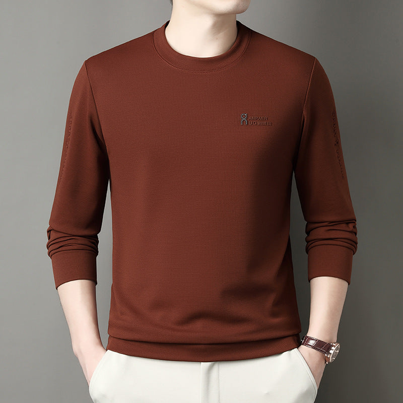 Herrar Sport Sweatshirt med strukturerat tyg och modern rundhalsringning Mirla-Eva Jonsson