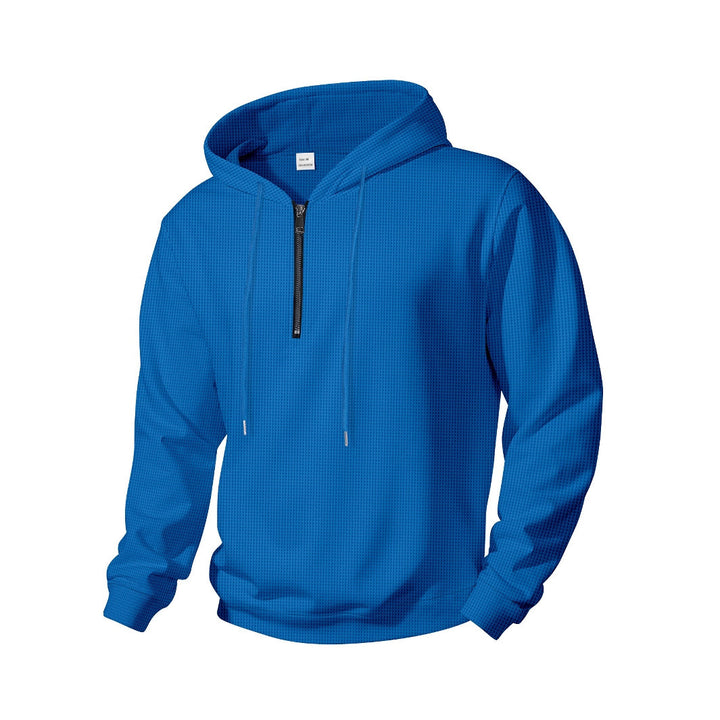 Herrar Sportig Hoodie med halv dragkedja Mirla-Eva Jonsson