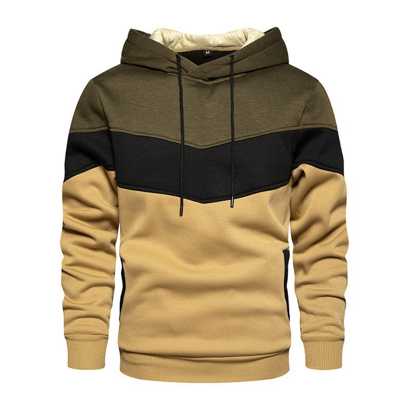Herrar Sportig Hoodie med modern färgblockdesign och andningsbara egenskaper Mirla-Eva Jonsson