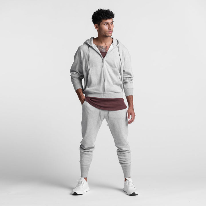 Herrar Sportig Hoodiejacka med genomgående dragkedja Mirla-Eva Jonsson