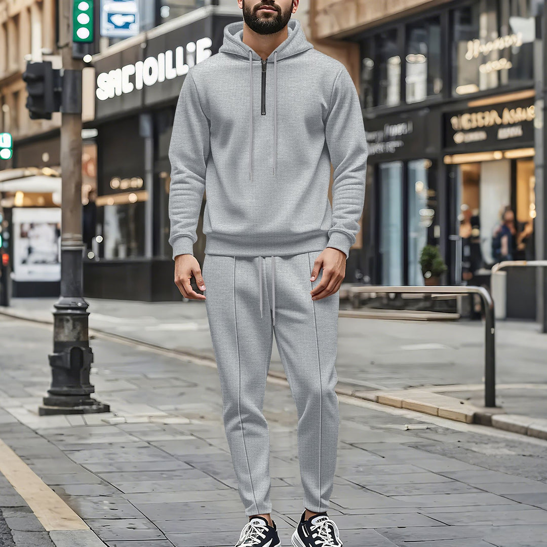 Herrar Sportig Joggingdräkt med strukturerad design Mirla-Eva Jonsson