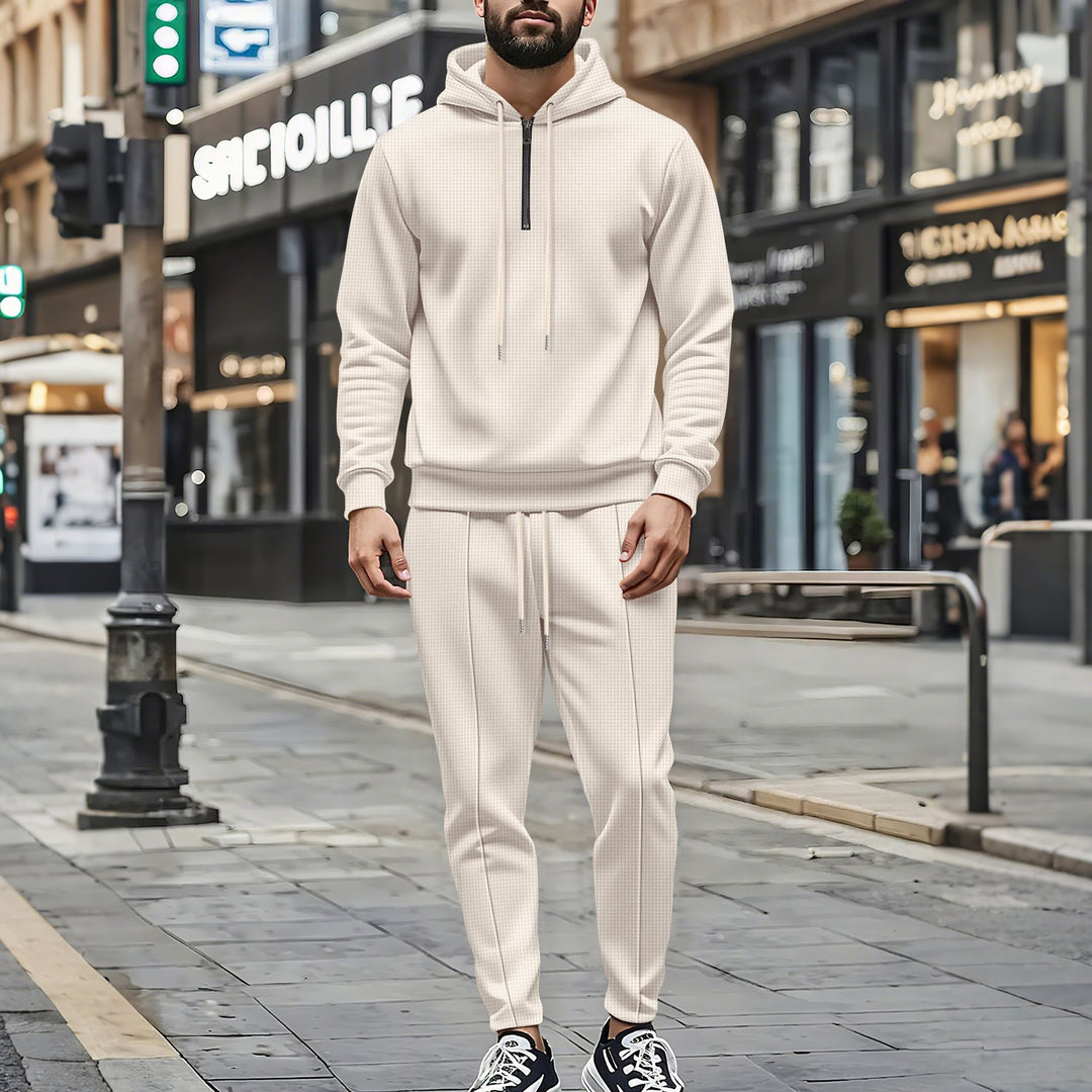 Herrar Sportig Joggingdräkt med strukturerad design Mirla-Eva Jonsson