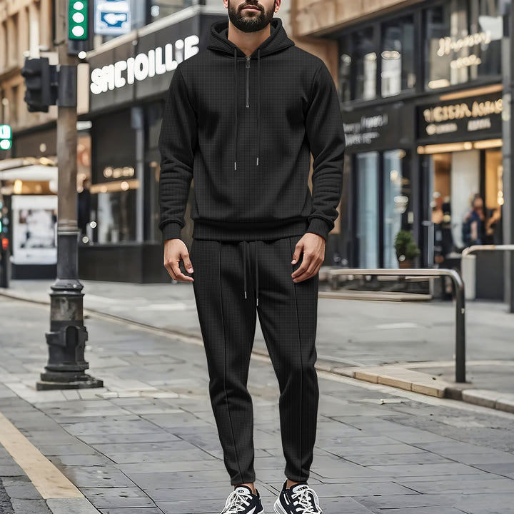 Herrar Sportig Joggingdräkt med strukturerad design Mirla-Eva Jonsson