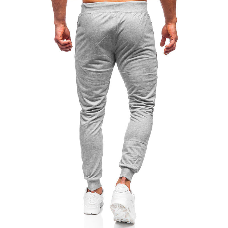 Herrar Sportig Slim-Fit Joggingbyxor med sidofickor med dragkedja Mirla-Eva Jonsson