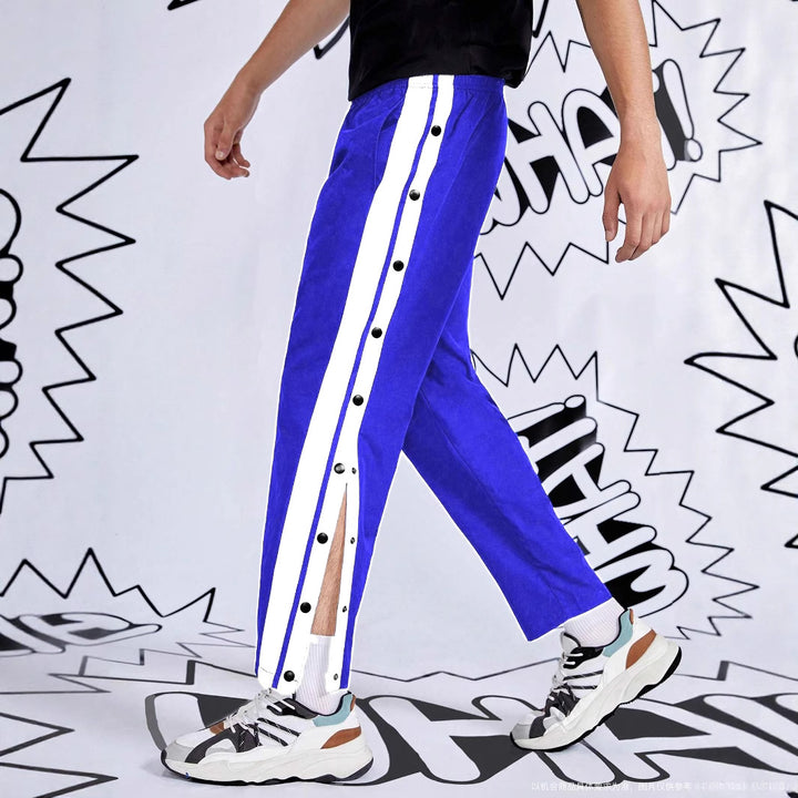 Herrar Sportig Snap-Button Joggingbyxor Mirla-Eva Jonsson