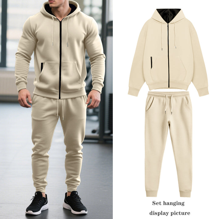 Herrar Sportig hooded jumpsuit med elastisk midja och praktiska fickor Eva Jonsson-Eva Jonsson