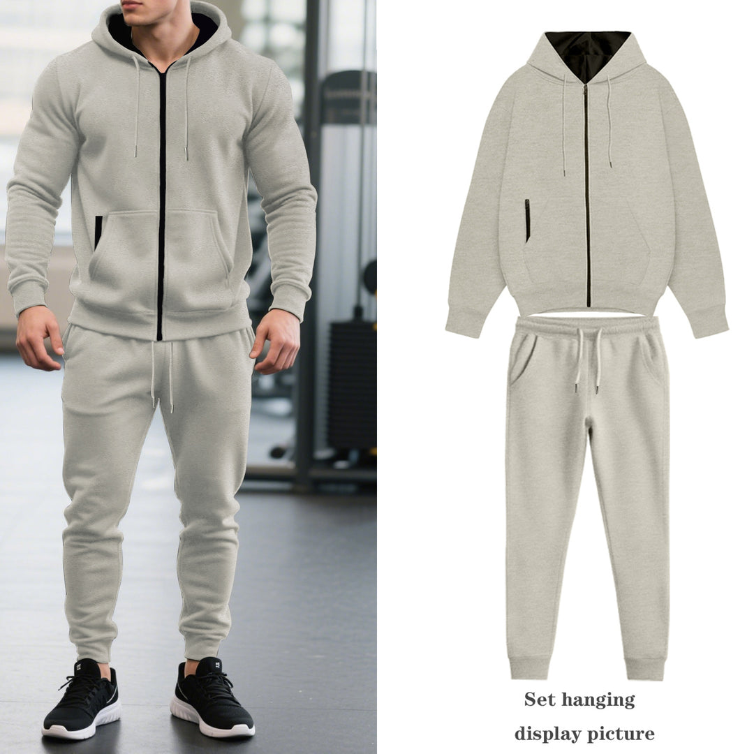 Herrar Sportig hooded jumpsuit med elastisk midja och praktiska fickor Eva Jonsson-Eva Jonsson